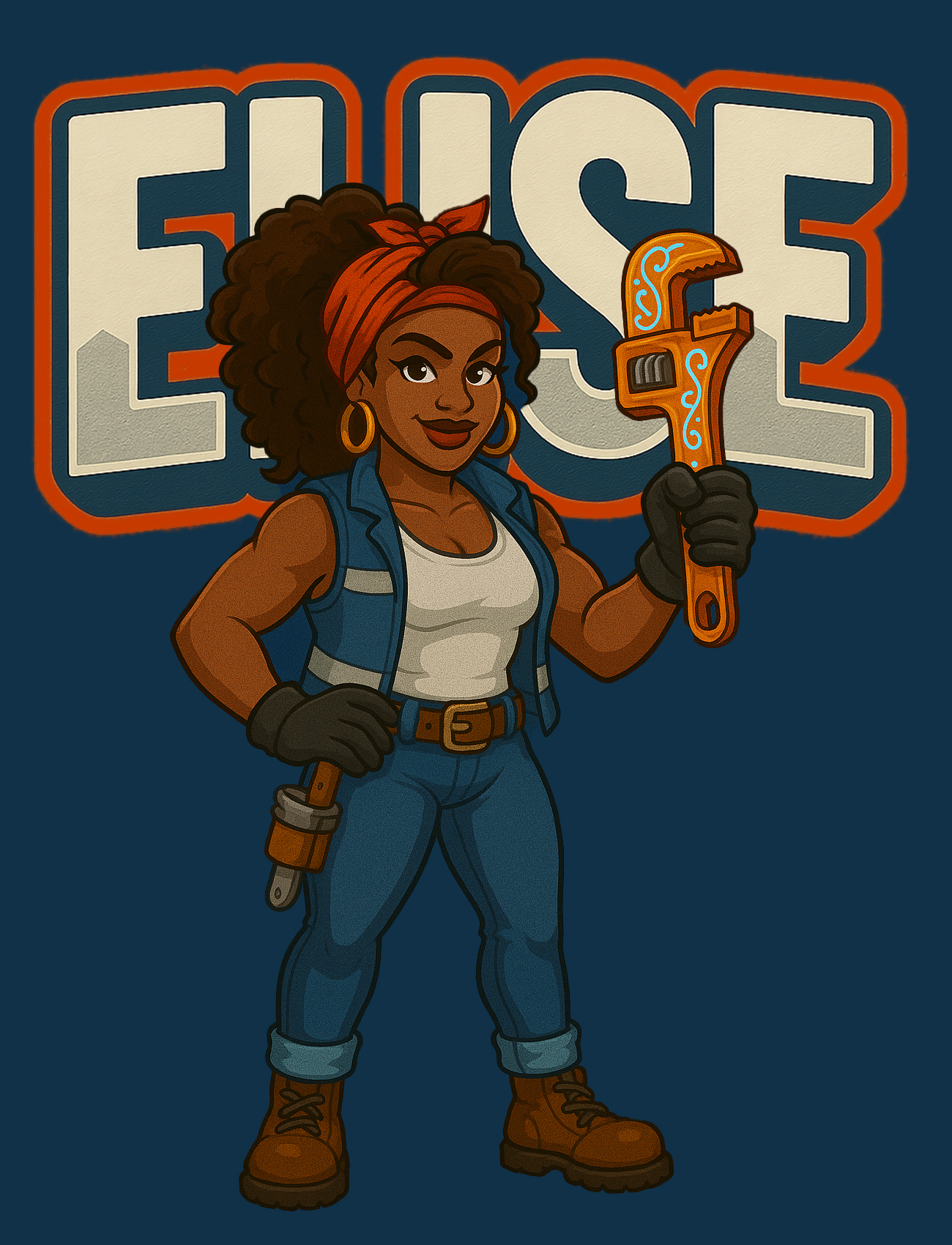 Elise, a professional plumber character from Plumber AI