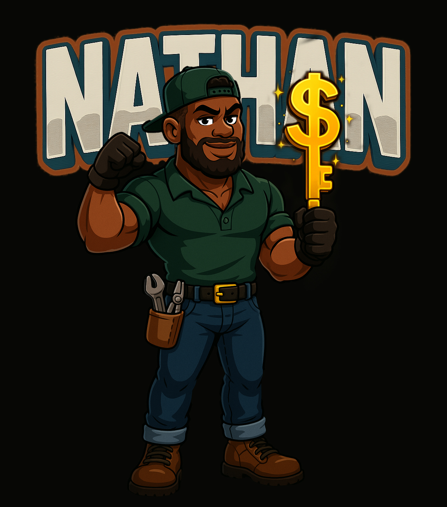 Nathan, a professional plumber character from Plumber AI